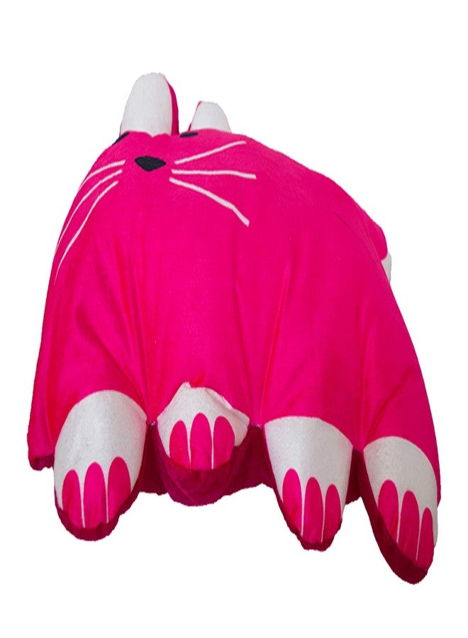DREAMVIO Velvet Plush Pillow/Toy Figure/Animal Shape Soft Toy/Cartoon Printed/Toys for Baby & Kids/Pillow - 24 X 20 Inch (Pink, Dvanimalp0006) - Image 5